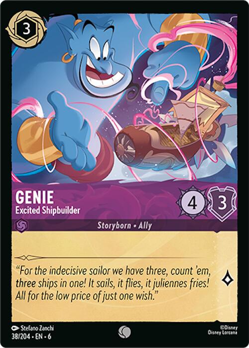 Genie - Excited Shipbuilder (38/204) [Azurite Sea] | Rock City Comics