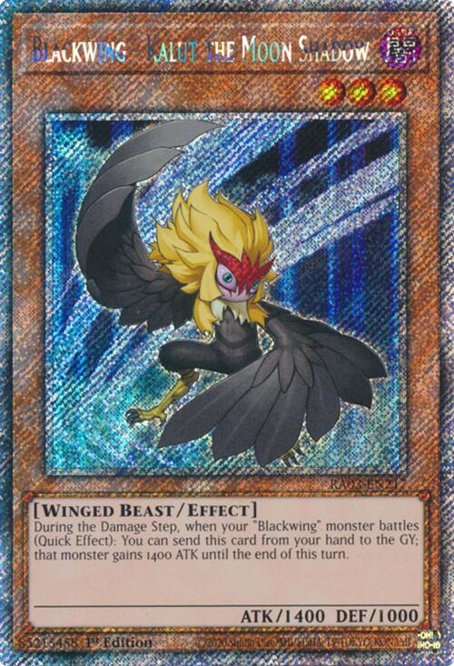 Blackwing - Kalut the Moon Shadow (Platinum Secret Rare) [RA03-EN217] Platinum Secret Rare | Rock City Comics