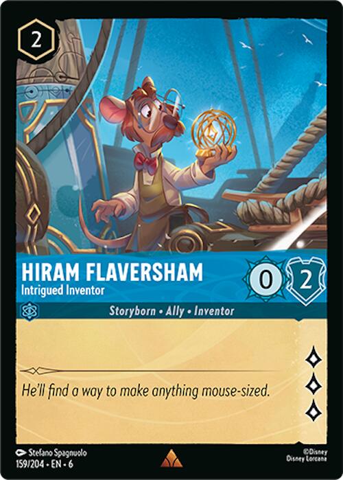 Hiram Flaversham - Intrigued Inventor (159/204) [Azurite Sea] | Rock City Comics