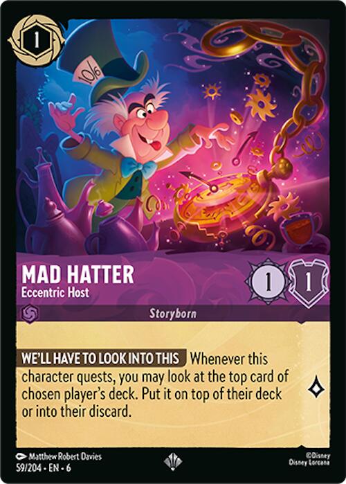 Mad Hatter - Eccentric Host (59/204) [Azurite Sea] | Rock City Comics
