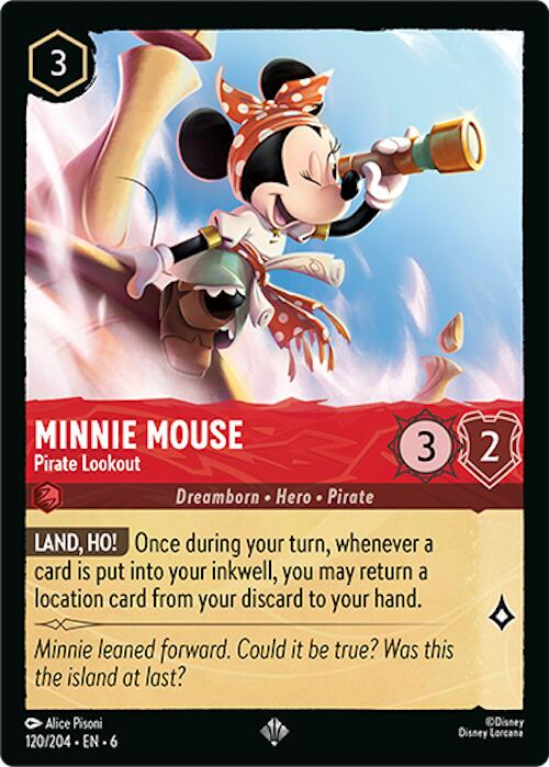 Minnie Mouse - Pirate Lookout (120/204) [Azurite Sea] | Rock City Comics