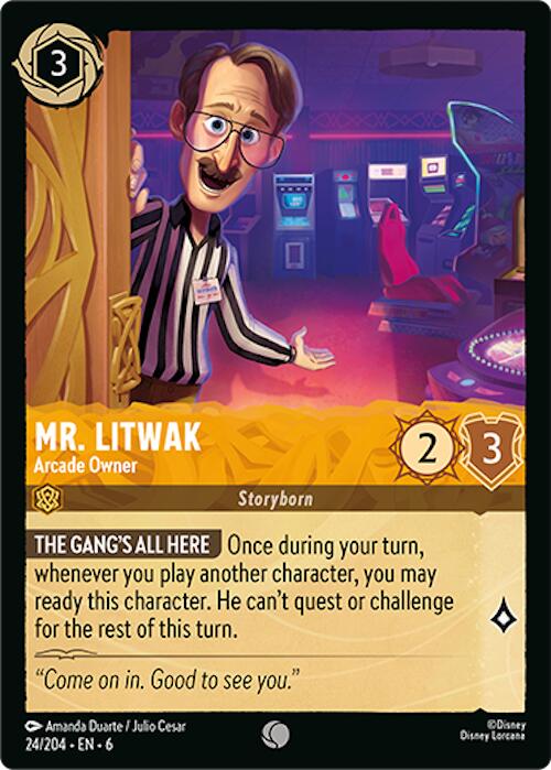 Mr. Litwak - Arcade Owner (24/204) [Azurite Sea] | Rock City Comics