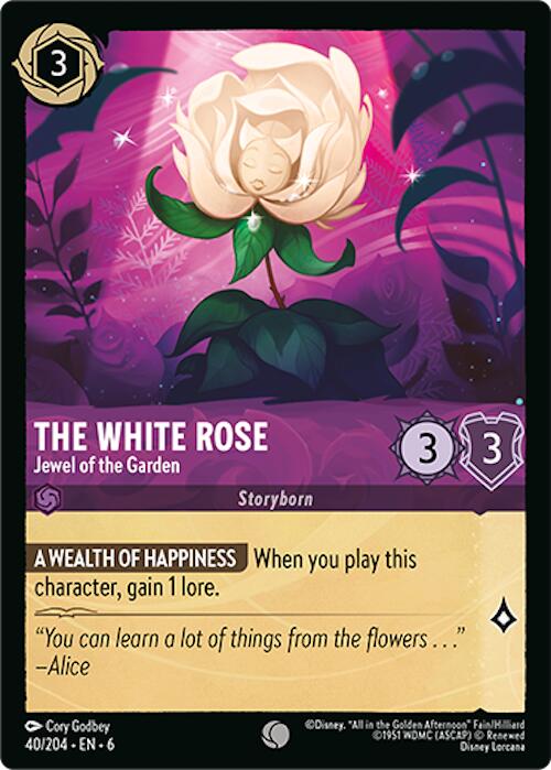The White Rose - Jewel of the Garden (40/204) [Azurite Sea] | Rock City Comics