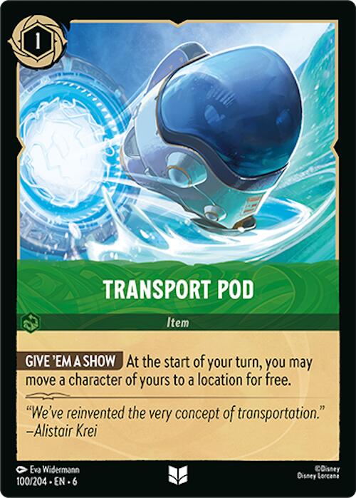 Transport Pod (100/204) [Azurite Sea] | Rock City Comics