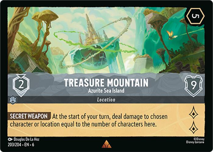 Treasure Mountain - Azurite Sea Island (203/204) [Azurite Sea] | Rock City Comics