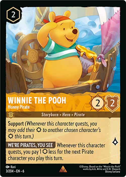 Winnie the Pooh - Hunny Pirate (3/204) [Azurite Sea] | Rock City Comics