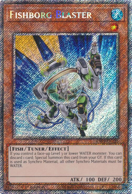 Fishborg Blaster (Platinum Secret Rare) [RA03-EN225] Platinum Secret Rare | Rock City Comics