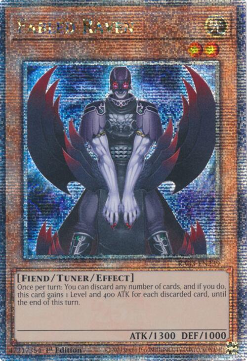 Fabled Raven (Quarter Century Secret Rare) [RA03-EN239] Quarter Century Secret Rare | Rock City Comics