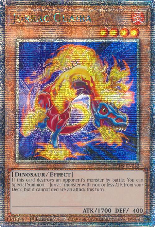 Jurrac Guaiba (Quarter Century Secret Rare) [RA03-EN242] Quarter Century Secret Rare | Rock City Comics