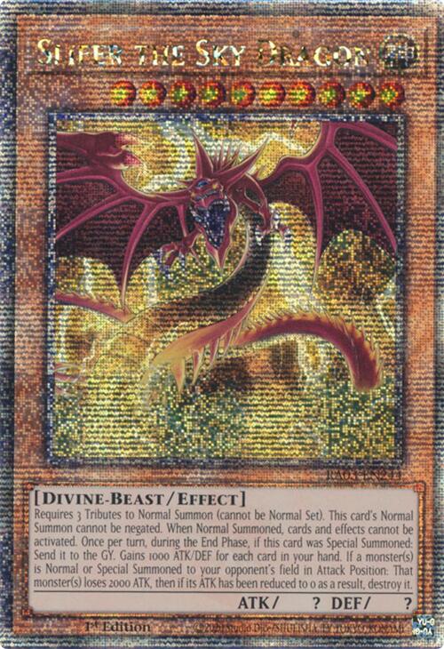 Slifer the Sky Dragon (Quarter Century Secret Rare) [RA03-EN244] Quarter Century Secret Rare | Rock City Comics