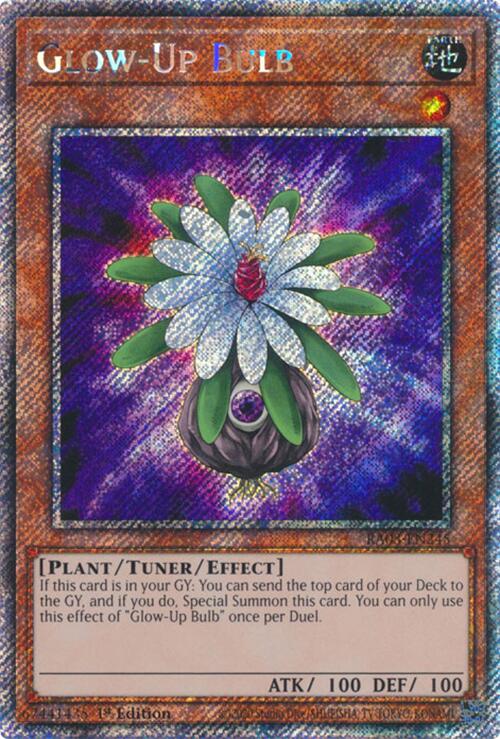 Glow-Up Bulb (Platinum Secret Rare) [RA03-EN245] Platinum Secret Rare | Rock City Comics