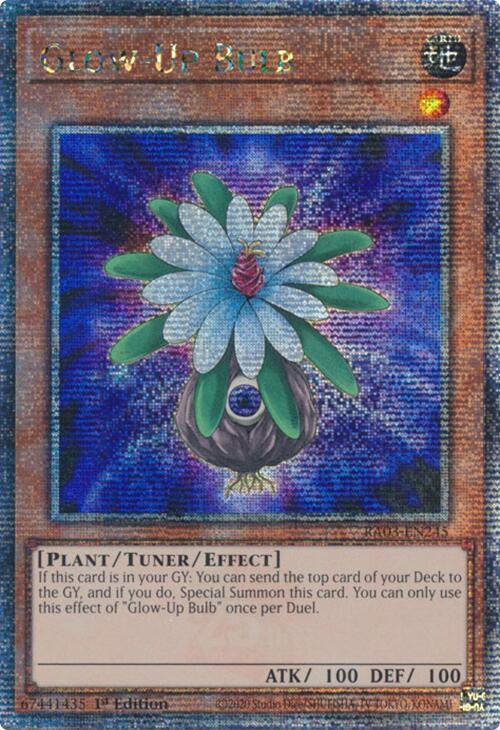 Glow-Up Bulb (Quarter Century Secret Rare) [RA03-EN245] Quarter Century Secret Rare | Rock City Comics