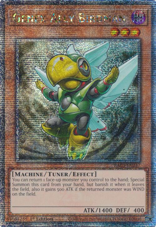 Genex Ally Birdman (Quarter Century Secret Rare) [RA03-EN247] Quarter Century Secret Rare | Rock City Comics