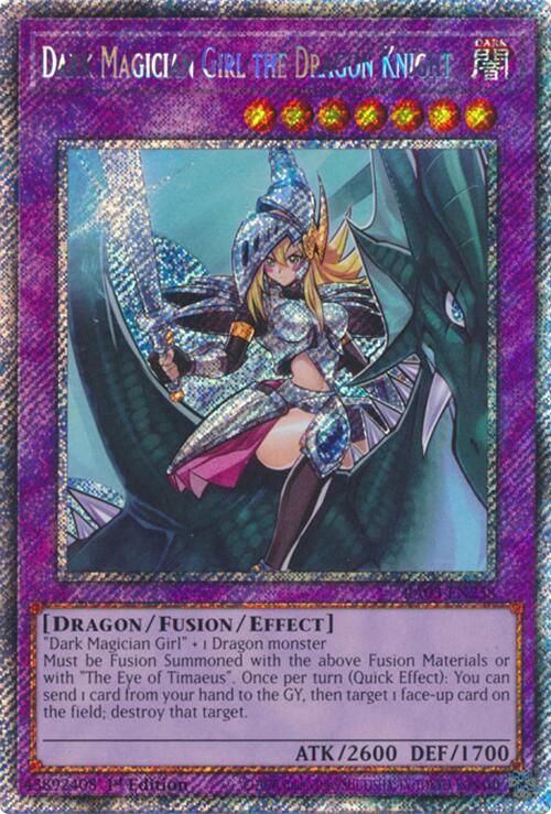 Dark Magician Girl the Dragon Knight (Platinum Secret Rare) [RA03-EN258] Platinum Secret Rare | Rock City Comics