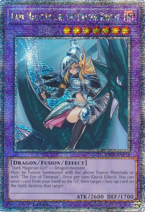 Dark Magician Girl the Dragon Knight (Quarter Century Secret Rare) [RA03-EN258] Quarter Century Secret Rare | Rock City Comics