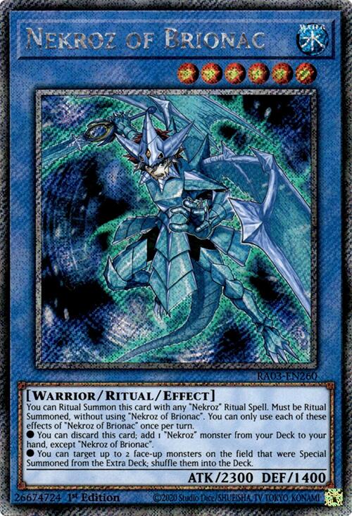 Nekroz of Brionac (Platinum Secret Rare) [RA03-EN260] Platinum Secret Rare | Rock City Comics