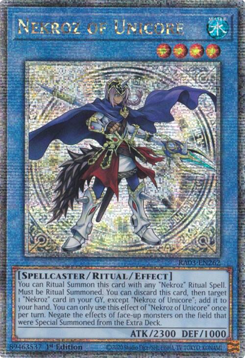 Nekroz of Unicore (Quarter Century Secret Rare) [RA03-EN262] Quarter Century Secret Rare | Rock City Comics