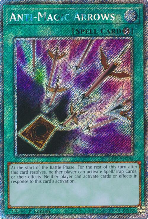 Anti-Magic Arrows (Platinum Secret Rare) [RA03-EN264] Platinum Secret Rare | Rock City Comics