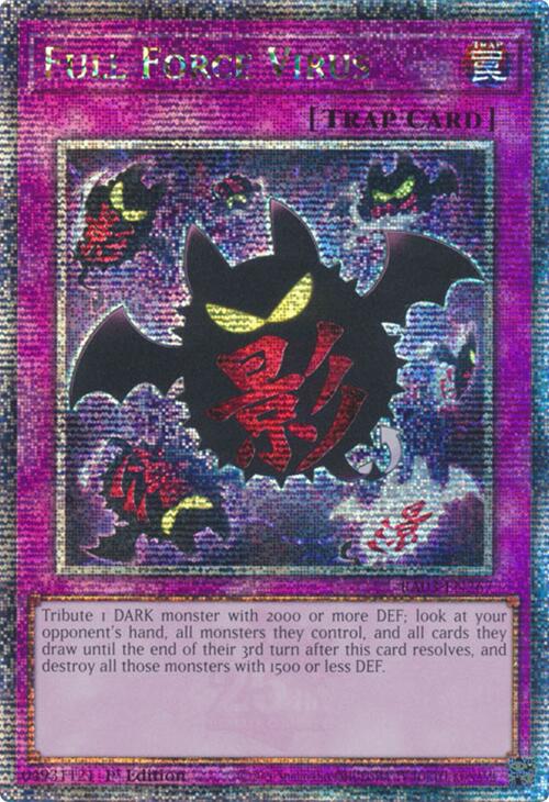 Full Force Virus (Quarter Century Secret Rare) [RA03-EN267] Quarter Century Secret Rare | Rock City Comics