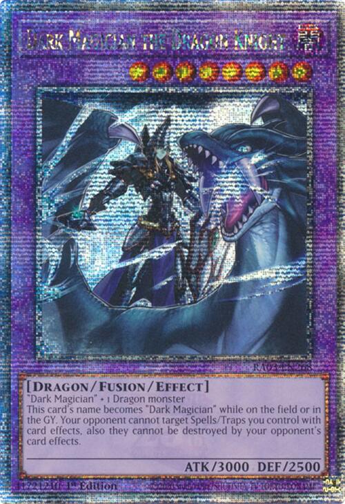 Dark Magician the Dragon Knight (Quarter Century Secret Rare) [RA03-EN268] Quarter Century Secret Rare | Rock City Comics