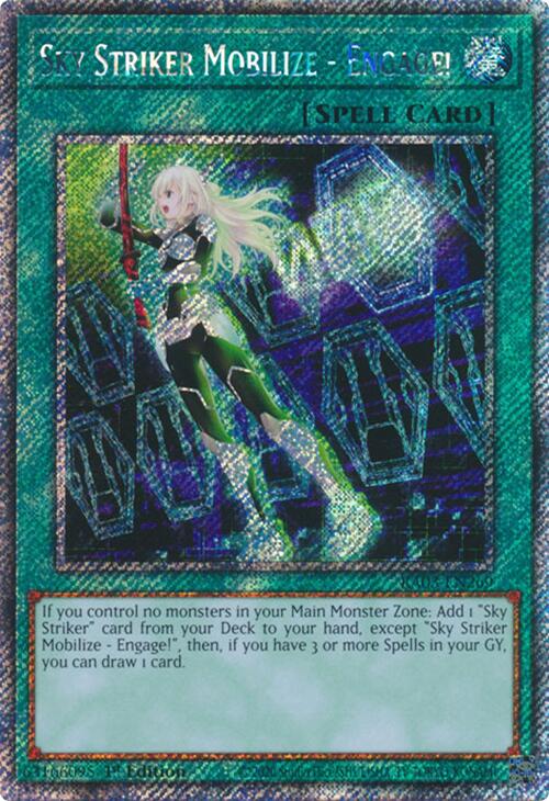 Sky Striker Mobilize - Engage! (Platinum Secret Rare) [RA03-EN269] Platinum Secret Rare | Rock City Comics