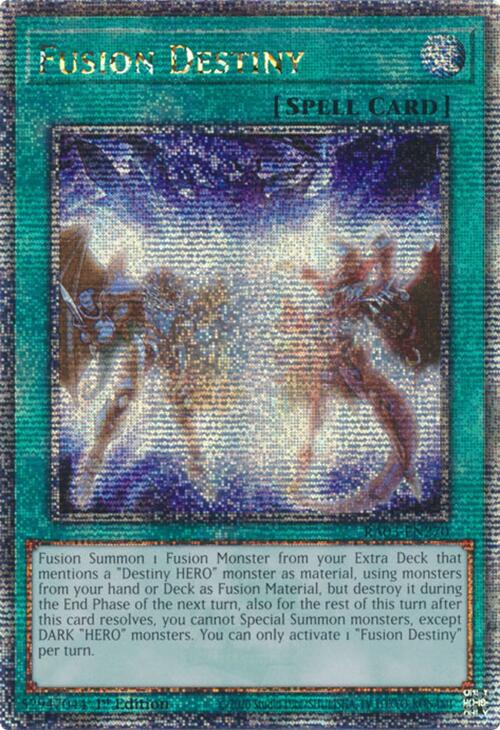 Fusion Destiny (Quarter Century Secret Rare) [RA03-EN270] Quarter Century Secret Rare | Rock City Comics