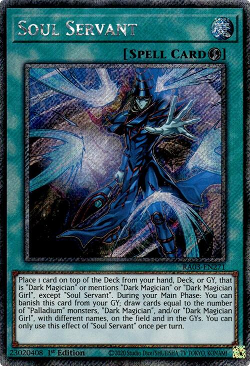 Soul Servant (Platinum Secret Rare) [RA03-EN271] Platinum Secret Rare | Rock City Comics