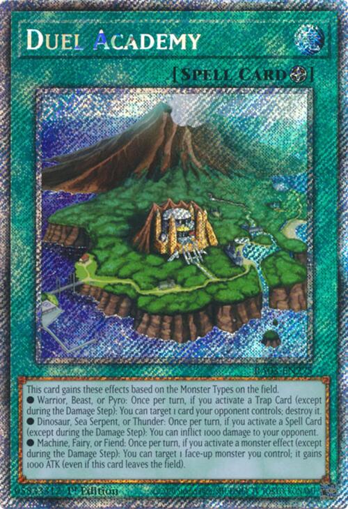 Duel Academy (card) (Platinum Secret Rare) [RA03-EN275] Platinum Secret Rare | Rock City Comics