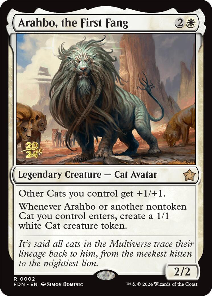 Arahbo, the First Fang [Foundations Prerelease Promos] | Rock City Comics