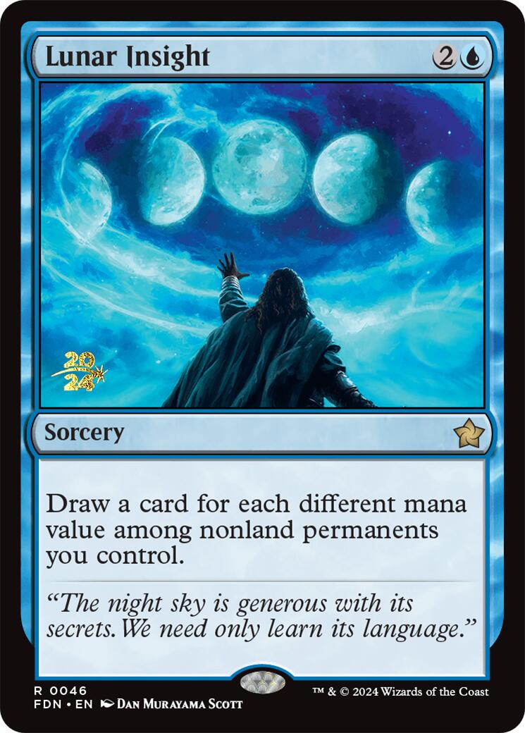 Lunar Insight [Foundations Prerelease Promos] | Rock City Comics