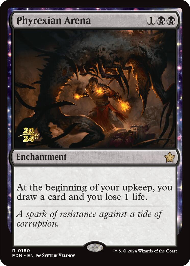 Phyrexian Arena [Foundations Prerelease Promos] | Rock City Comics