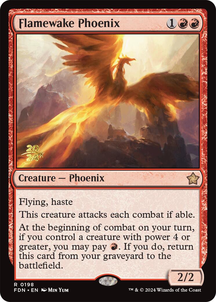 Flamewake Phoenix [Foundations Prerelease Promos] | Rock City Comics