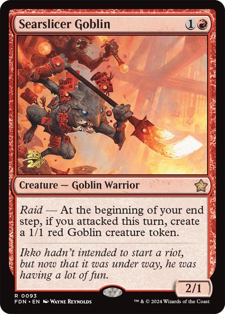 Searslicer Goblin [Foundations Prerelease Promos] | Rock City Comics