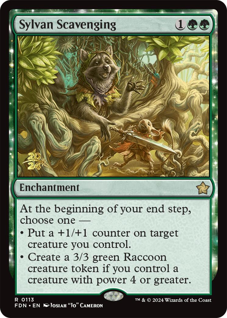 Sylvan Scavenging [Foundations Prerelease Promos] | Rock City Comics