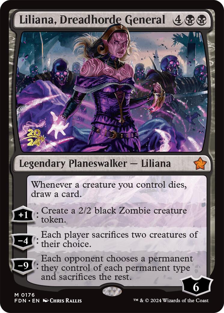 Liliana, Dreadhorde General [Foundations Prerelease Promos] | Rock City Comics