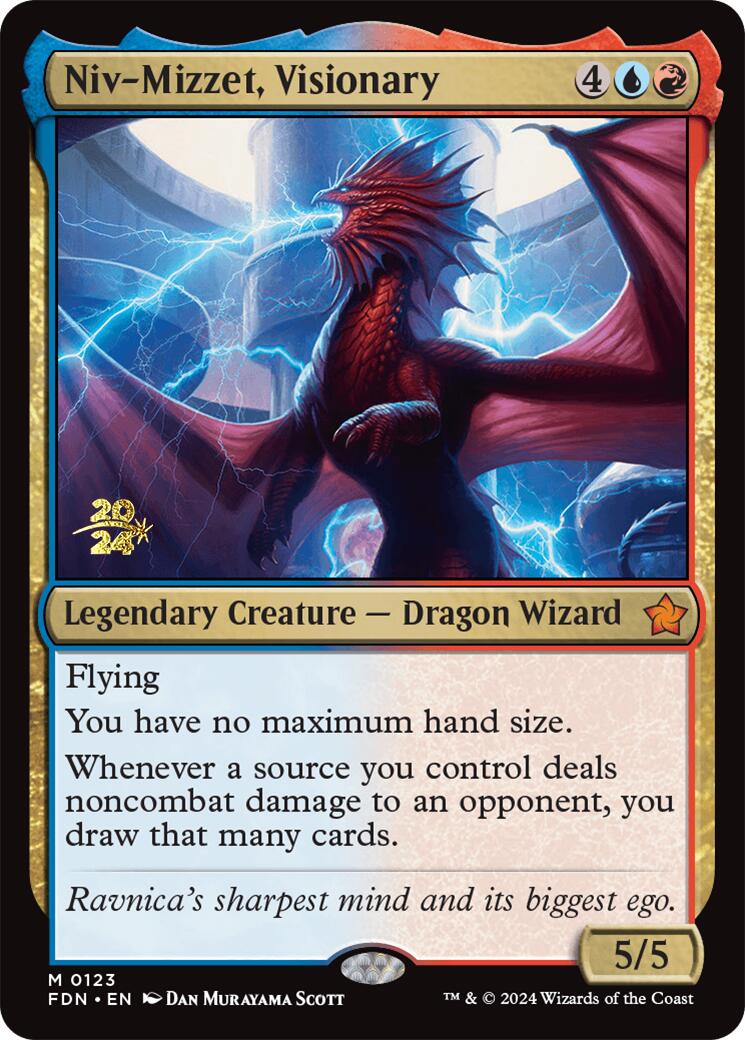 Niv-Mizzet, Visionary [Foundations Prerelease Promos] | Rock City Comics