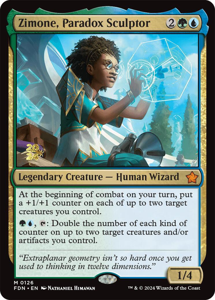 Zimone, Paradox Sculptor [Foundations Prerelease Promos] | Rock City Comics