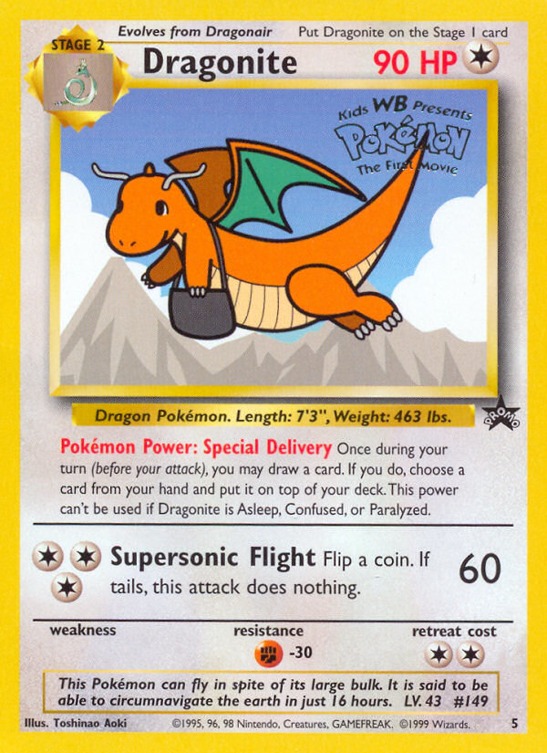 Dragonite (5) [Wizards of the Coast: Black Star Promos] | Rock City Comics