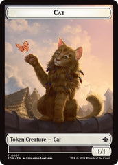 Spirit // Cat (0001) Doubled-Sided Token [Foundations Tokens] | Rock City Comics