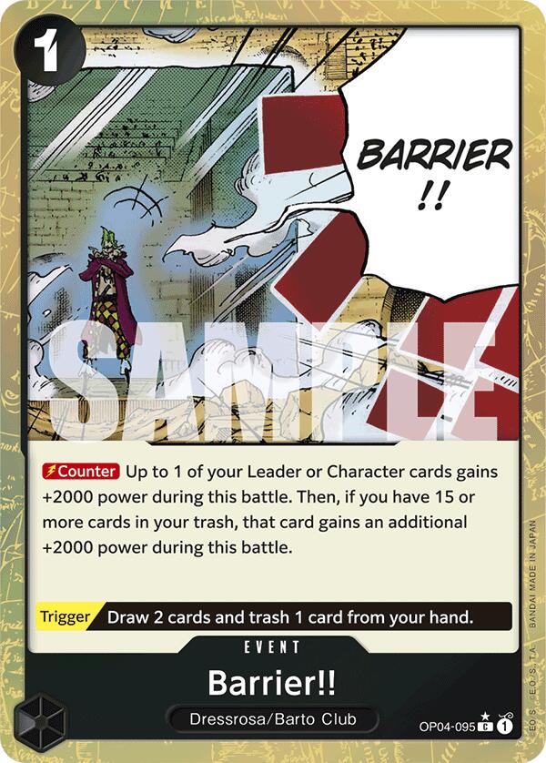 Barrier!! [Premium Booster] | Rock City Comics