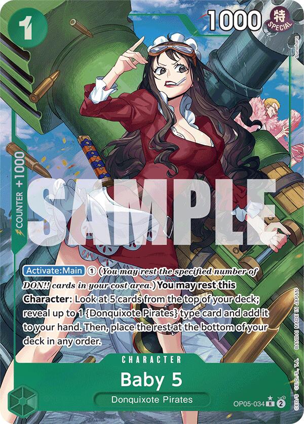 Baby 5 (OP05-034) (Alternate Art) [Premium Booster -The Best-] | Rock City Comics