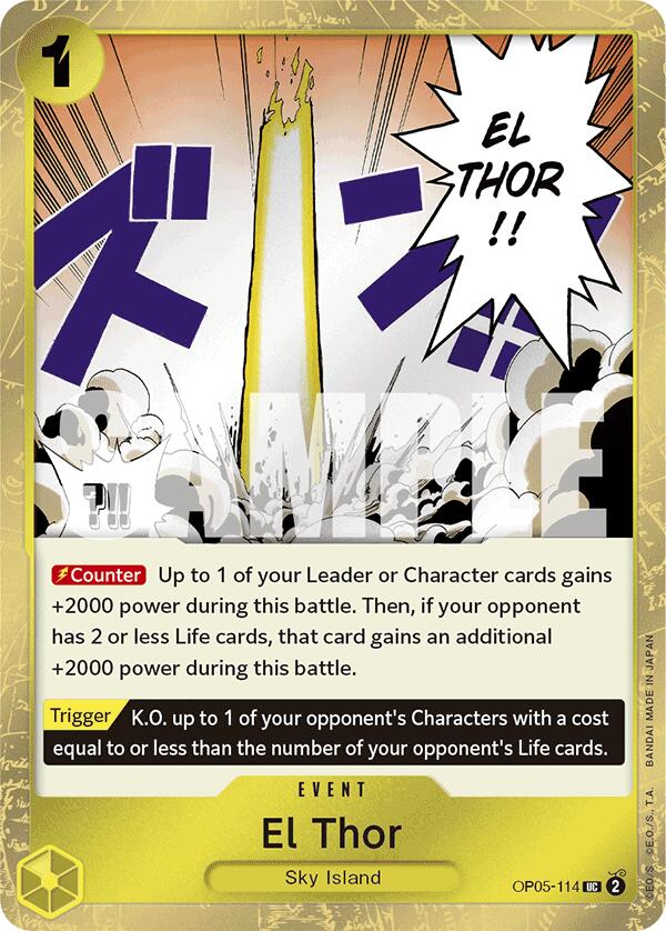 El Thor (Jolly Roger Foil) [Premium Booster -The Best-] | Rock City Comics