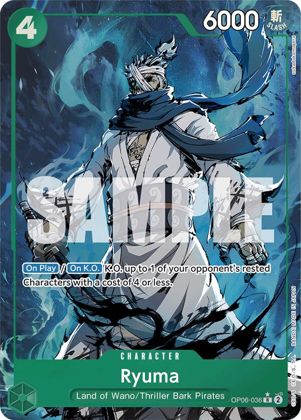 Ryuma (Alternate Art) [Premium Booster -The Best-] | Rock City Comics