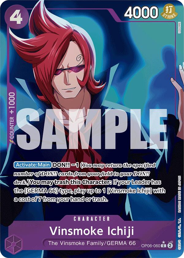 Vinsmoke Ichiji (OP06-060) (Full Art) [Premium Booster -The Best-] | Rock City Comics