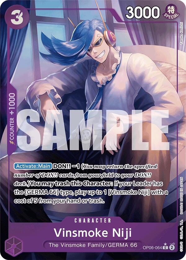 Vinsmoke Niji (OP06-064) (Full Art) [Premium Booster -The Best-] | Rock City Comics