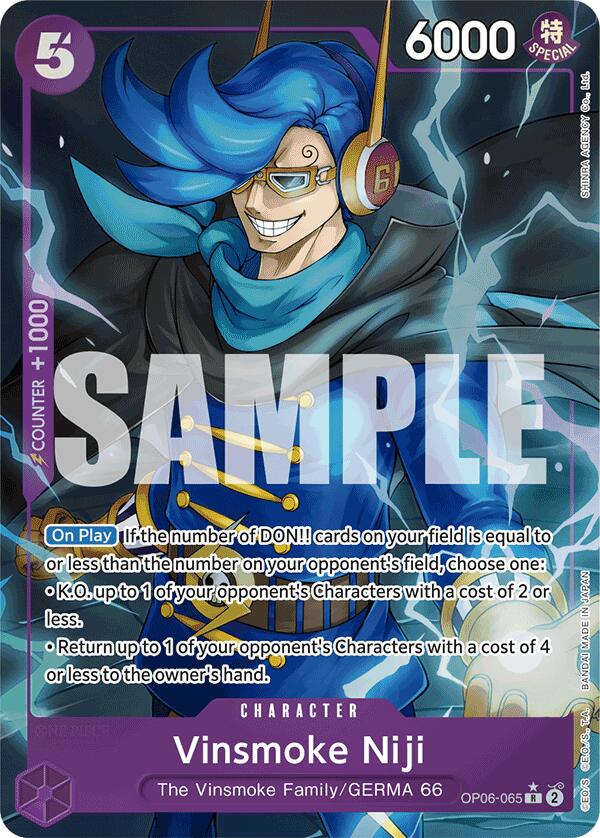 Vinsmoke Niji (OP06-065) (Alternate Art) [Premium Booster -The Best-] | Rock City Comics