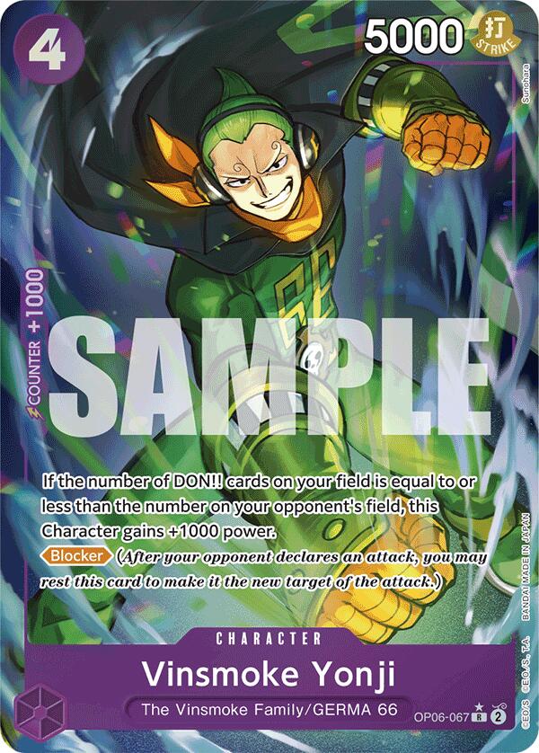 Vinsmoke Yonji (OP06-067) (Full Art) [Premium Booster -The Best-] | Rock City Comics