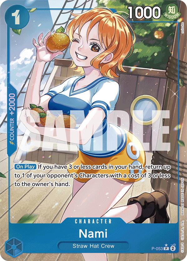 Nami (P-053) (Full Art) [Premium Booster -The Best-] | Rock City Comics