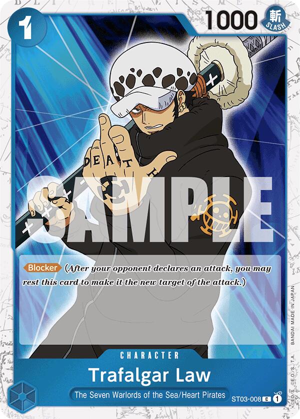 Trafalgar Law (ST03-008) (Jolly Roger Foil) [Premium Booster -The Best-] | Rock City Comics