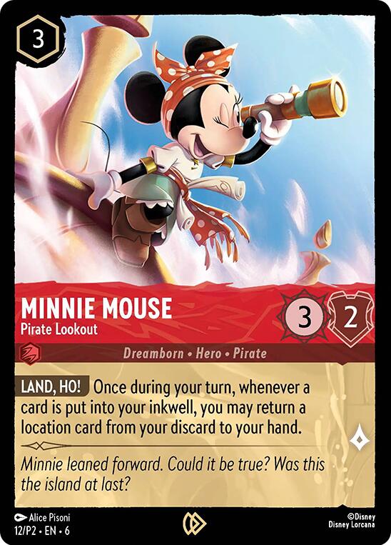 Minnie Mouse - Pirate Lookout (12/P2) [Promo Cards] | Rock City Comics